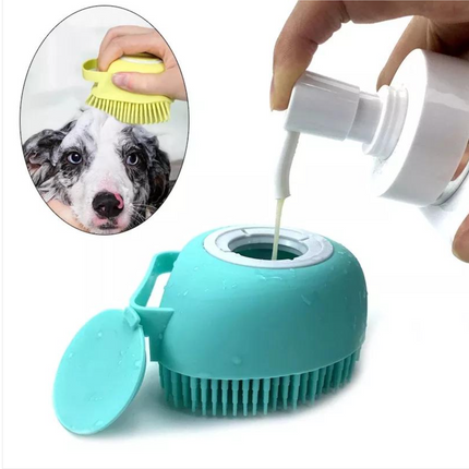 Şampuan Hazneli Kedi Köpek Yıkama Kesesi